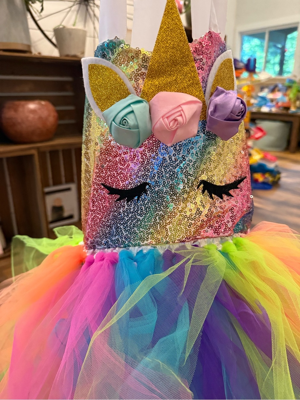 Unicorn tulle dress